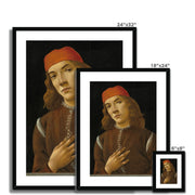 Portrait of a Youth Framed & Mounted Print