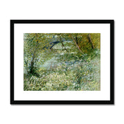 River Bank in Springtime Framed & Mounted Print