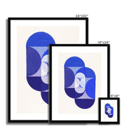 Key Blue (from series, the Mathematical Basis of the Arts) Framed & Mounted Print