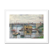 Bridge at Argenteuil on a Gray Day Framed & Mounted Print