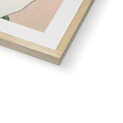 Woman Applying Rouge Framed & Mounted Print