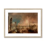 Burning of the Houses of Parliament Framed & Mounted Print