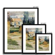 Landscape near Arles Framed & Mounted Print