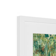 Bridge over a Pond of Water Lilies Framed & Mounted Print
