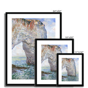 The Manneporte near Étretat Framed & Mounted Print
