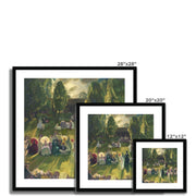 Tennis at Newport Framed & Mounted Print