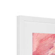 Pink Begonias Framed & Mounted Print