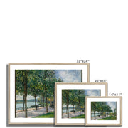 Allée of Chestnut Trees Framed & Mounted Print