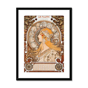 Zodiaque or La Plume Framed & Mounted Print