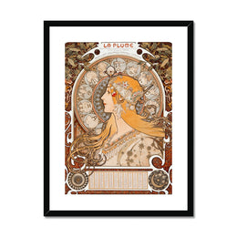 Zodiaque or La Plume Framed & Mounted Print