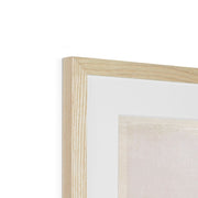 Woman Combing Her Hair Framed & Mounted Print