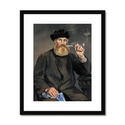 The Smoker Framed & Mounted Print