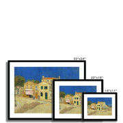 The yellow house Framed & Mounted Print