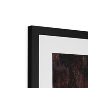 Dame mit Hut und Federboa Framed & Mounted Print