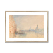 Venice, The Mouth of the Grand Canal Framed & Mounted Print