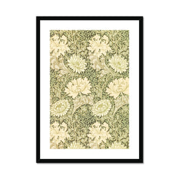 Chrysanthemum Pattern Framed & Mounted Print