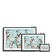 Japanese birds and flowers Framed & Mounted Print