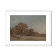 An Autumnal Landscape at East Bergholt Framed & Mounted Print