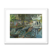 Bathers at La Grenouillère Framed & Mounted Print