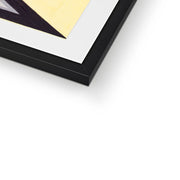 Study in Rhythm: Red and Gold Framed & Mounted Print