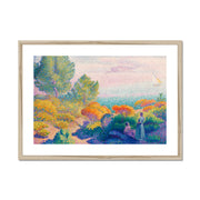 Two Women by the Shore, Mediterranean Framed & Mounted Print