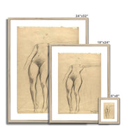 Figure Study and Detailed Studies Framed & Mounted Print