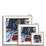 Bison in winter (red bison) Framed & Mounted Print