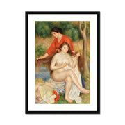Bather and Maid Framed & Mounted Print