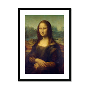 Portrait of Mona Lisa del Giocondo Framed & Mounted Print