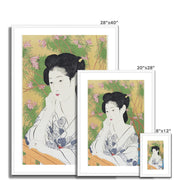 At a Hot Springs Inn Framed & Mounted Print