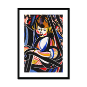 Child in Rocker Framed & Mounted Print