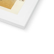 Ukiyo-e illustration, Macaw on Pine Branch Framed & Mounted Print