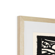 Nude Girl Lying on a Sofa Framed & Mounted Print