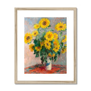 Bouquet of Sunflowers Framed & Mounted Print
