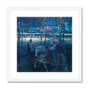 Riding couple Framed & Mounted Print