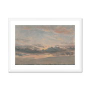 A Cloud Study, Sunset Framed & Mounted Print