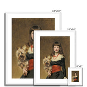 Miss Beatrice Townsend Framed & Mounted Print