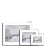 Snow at Argenteuil Framed & Mounted Print