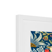 Strawberry Thief Pattern Framed & Mounted Print