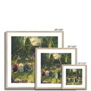 Tennis at Newport Framed & Mounted Print