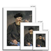 The Smoker Framed & Mounted Print