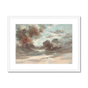 Cloud Study, Stormy Sunset Framed & Mounted Print