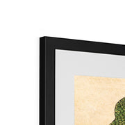 Oni, Peacock, Shishi, Cat and Insect by the Craftman Ichida Shoshichiro of Naniwa  Framed & Mounted Print