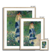 A Girl with a Watering Can Framed & Mounted Print