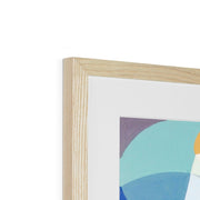 Green Squares (from series, the Mathematical Basis of the Arts) Framed & Mounted Print