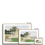 Terrace, Vizcaya Framed & Mounted Print