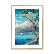 Mount Fuji from Lake Yamanaka Framed & Mounted Print