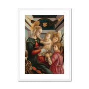 Madonna and Child with Angels (1465–1470) Framed & Mounted Print