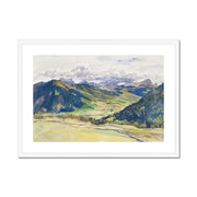 Open Valley, Dolomites Framed & Mounted Print